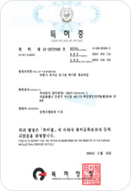 특허 : 제10-0879586호